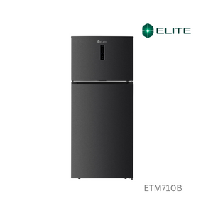 Elite Refrigerator Tm 571L, 20Cft, Electronic Control ,On Door Display, Recessed Handle, Glass Shelf, Lock And Key - Dark Gray