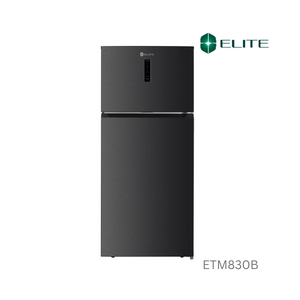 Elite Refrigerator Tm 670L, 24Cft, Electronic Control, On Door Display, Recessed Handle, Glass Shelf, Lock And Keyinverter - Dark Gray
