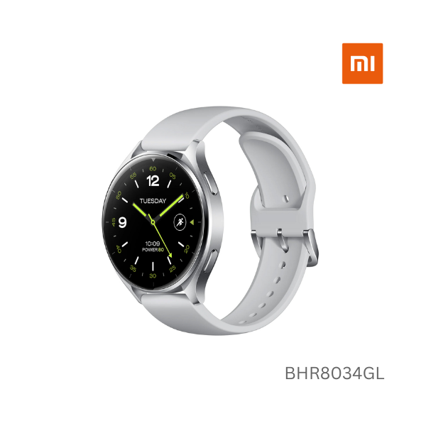 Xiaomi Watch 2 Sliver Case With Gray TPU Strap - BHR8034GL