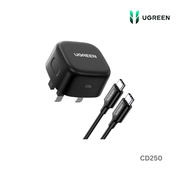 UGREEN PD 25w Fast Charger+USB Cable UK CD250