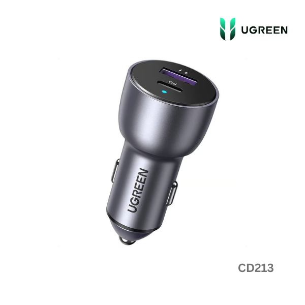 UGREEN 36W Car Charger Alu Case (Space Grey)CD213