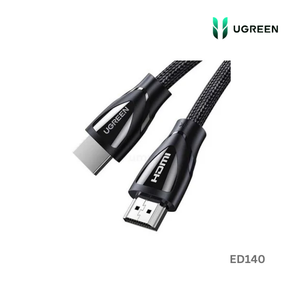 UGREEN HDMI 8K Cable Male to Male Aluminum Alloy Shell Braided Black 2m HD140