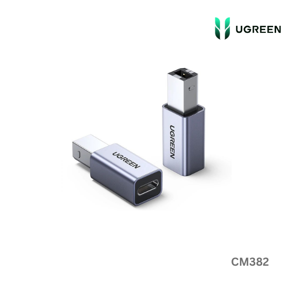 UGREEN USB2.0 USB-C/F to USB2.0 B/M Adapter Aluminum Case US382