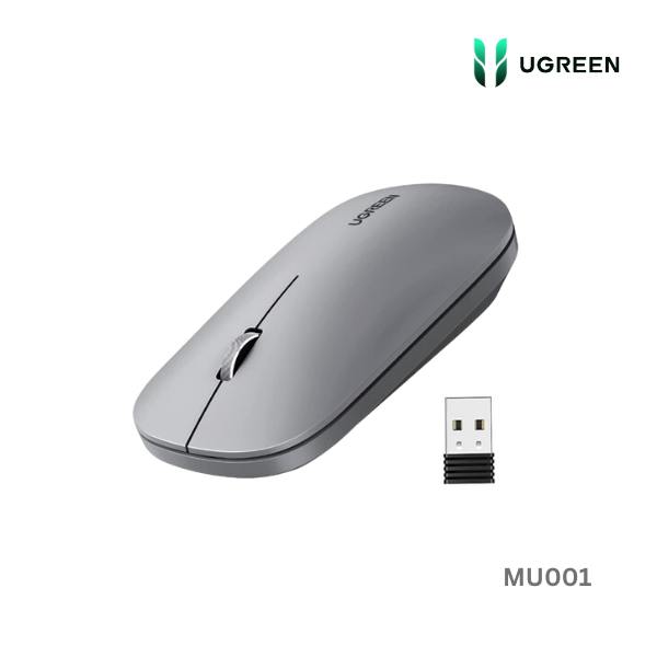 UGREEN Portable Wireless Mouse (Gray) MU001