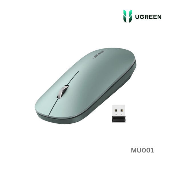 UGREEN Portable Wireless Mouse (Green) MU001