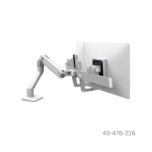 Ergotron HX Desk Dual Monitor Arm –White - 45-476-216
