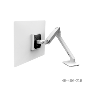 Ergotron MXV Desk Monitor Arm - White - 45-486-216