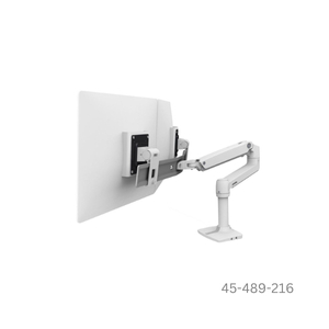 Ergotron LX Desk Dual Direct Arm - White - 45-489-216