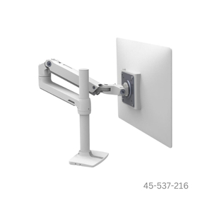 Ergotron LX Desk Monitor Arm, Tall Pole –White - 45-537-216