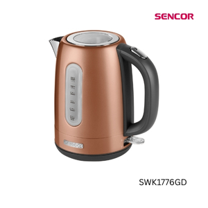 Sencor 1.7L, Electric Kettle - Metallic Colors Gold