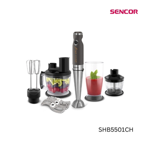 Sencor Hand Blender  9 In 1 Titanium Quad Blade