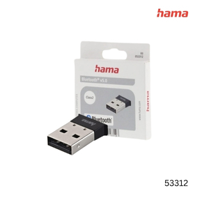 Hama Bluetooth USB Adapter Version 5.0 C2 +EDR | 53312