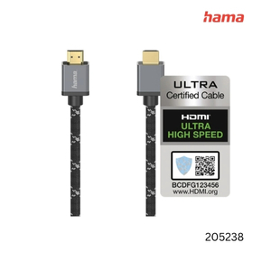Hama  Alu Ultra High Speed HDMI 8K Cable 1.0m | 205238