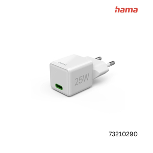 Hama Mini Charger UK 25W PD/QC - White | 73210290