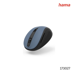 Hama Optical 6-button wireless mouse "MW-400 V2" ergonomic USB receiver Denim | 173027