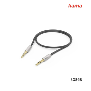 Hama AluLine 3.5 mm Audio Cable 0.5 m | 80868