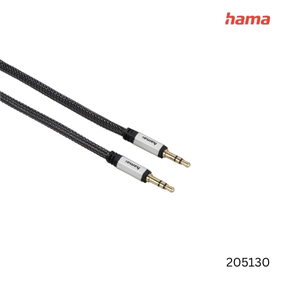 Hama 3.5 mm Audio Cable 1.5 m - Metal Gold-Plated | 205130