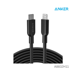 Anker PowerLine III USB-C to Lightning (0.9m/3ft) -Black