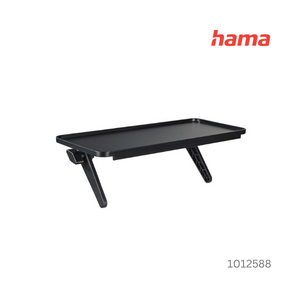 Hama Universal Screen Shelf for TV and PC Monitors, 30.0 x 12.7 cm - Black