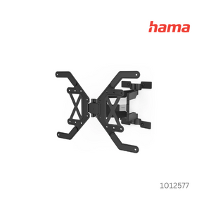 Hama FULLMOTION "Ultraslim" TV Wall Bracket, 229 cm (90") 40kg- Black