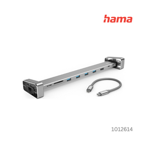 Hama 9-in-1 USB-C Docking Station for 4 x USB-A, USB-C, HDMI, LAN, SD, microSD