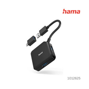 Hama 4-in-1 USB-C Hub, USB 3.2 Gen1, 5 Gbit/s - Anthracite