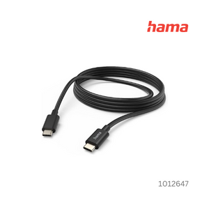 Hama Type-C to Type-C Charging-Data Cable 1.5 m Metal Anthracite