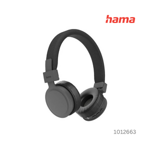 Hama Freedom Lit Foldable Bluetooth Headphone, Microphone - Black