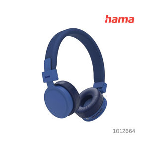 Hama Freedom Lit Foldable Bluetooth Headphone, Microphone - Blue