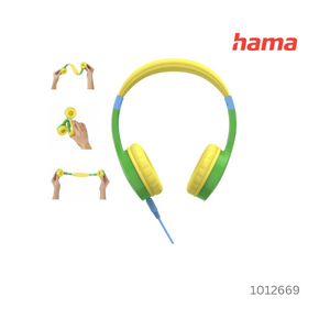Hama Kids Guard Flexible Volume Limiter Children's Headphone - Green