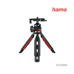 Hama Solid Table Tripod for Smartphones-Cameras, 9.0 cm