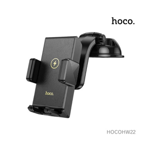 Hoco Precious Wireless Fast Charging Car Holder (Center Console) - HW22