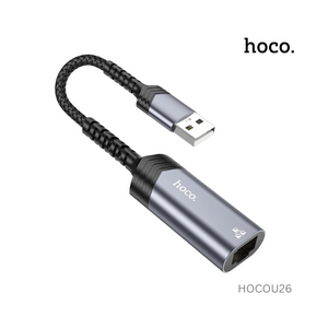 Hoco USB Ethernet Adapter 100 Mbps - UA26