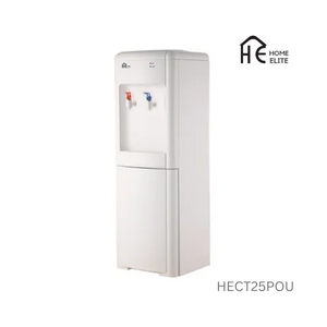 Home Elite Water Dispenser Free Standing Hot & Cold 2 Taps - Pipeline White