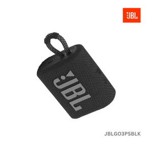 JBL Go 3 Portable Bluetooth IPX7 Waterproof Portable - Black