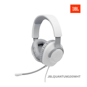 JBL Quantum 100 Gaming Wired Headset - White