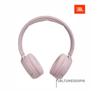 JBL Tune 500 Wired On-Ear Headphones - Pink