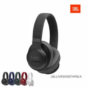 JBL Live 500BT Wireless Over-Ear Headphones - Black