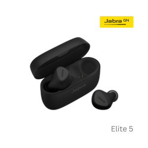 Jabra Elite 5 True Wireless In Ear Bluetooth Earbuds, Titanium - Black