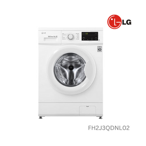 Lg Washer Front Load 7Kg 1200Rpm Tech Ctrole Panel Smart Diagnosis White