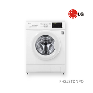 Lg Washer Front Load 8Kg 1200Rpm 6 Motion Direct Drive Motor/Smart Diagnosis Led Display A+++ - White