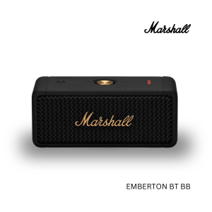 Marshall Emberton Portable Speaker - Black and Brass