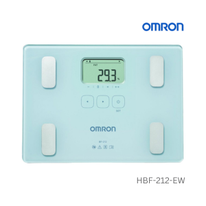 Omron Digital Body Composition Monitor Scale - HBF-212-EW