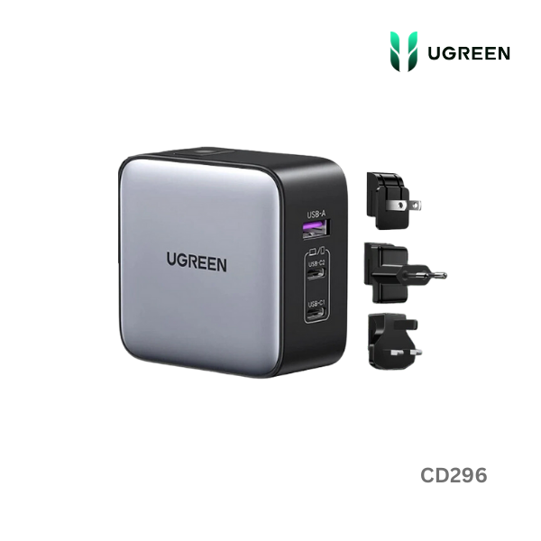 UGREEN GaN 65W Fast Charger (3-Port) CD296