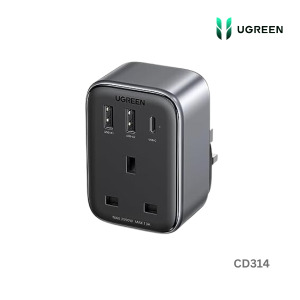 UGREEN 30W Outlet Extender UK (2A1C)CD314