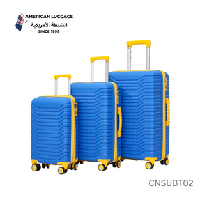 Unbrealable Trolly Bag Set Of 3 - Blue