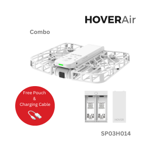 HOVERAir X1 Combo Pocket-Sized Self-Flying Camera - White
