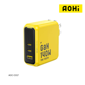 AOHi YouthPD 140W 3-Port GaN PD3.1 Wall Charger
