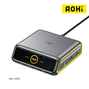 AOHi The Future AI 280W 6-Port Desktop Charger