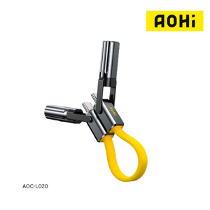 AOHi Prometheus 3-in-1 Titanium EDC Cable